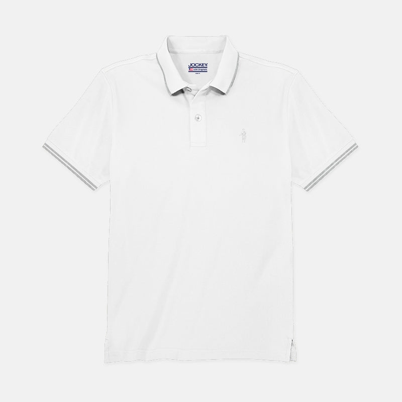 Jockey® Pique Polo Shirt with Embroidery | JMP937713