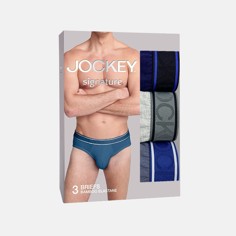 Jockey® Bamboo Elastane Signature Briefs 3-Pack | JMB358857