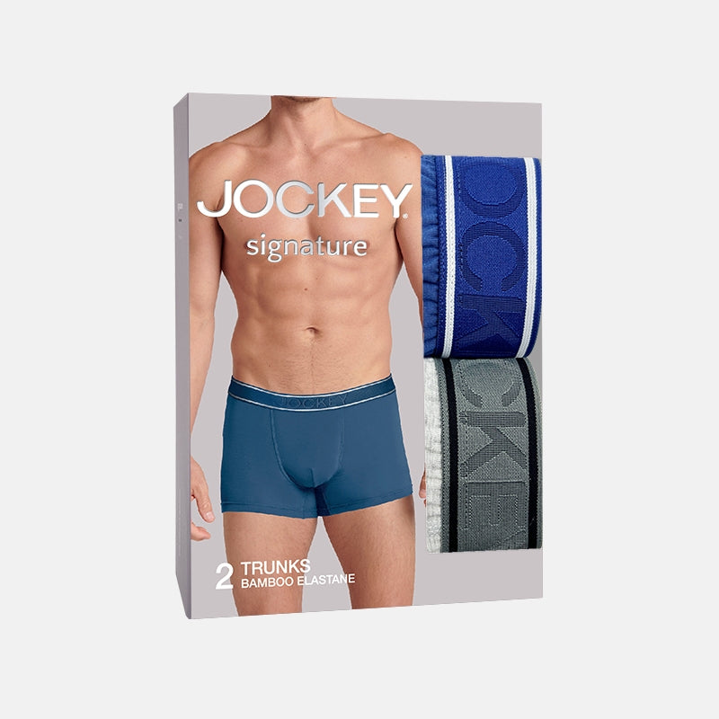 Jockey® Bamboo Elastane Signature Trunks 2-Pack | JMX358858