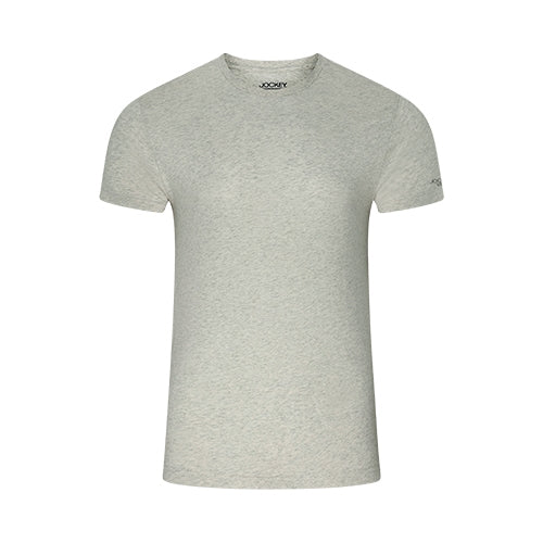 Jockey® Cotton Single Jersey Basic Tee with High Den Logo on sleeve | JMT938617