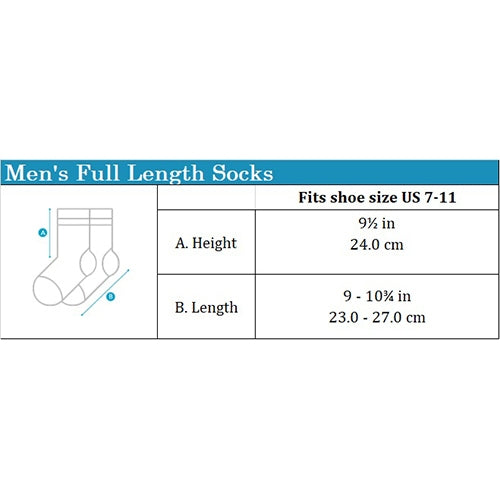 Jockey Men's Full Length Socks 3-Pack | Cotton Elastane | JMS639259