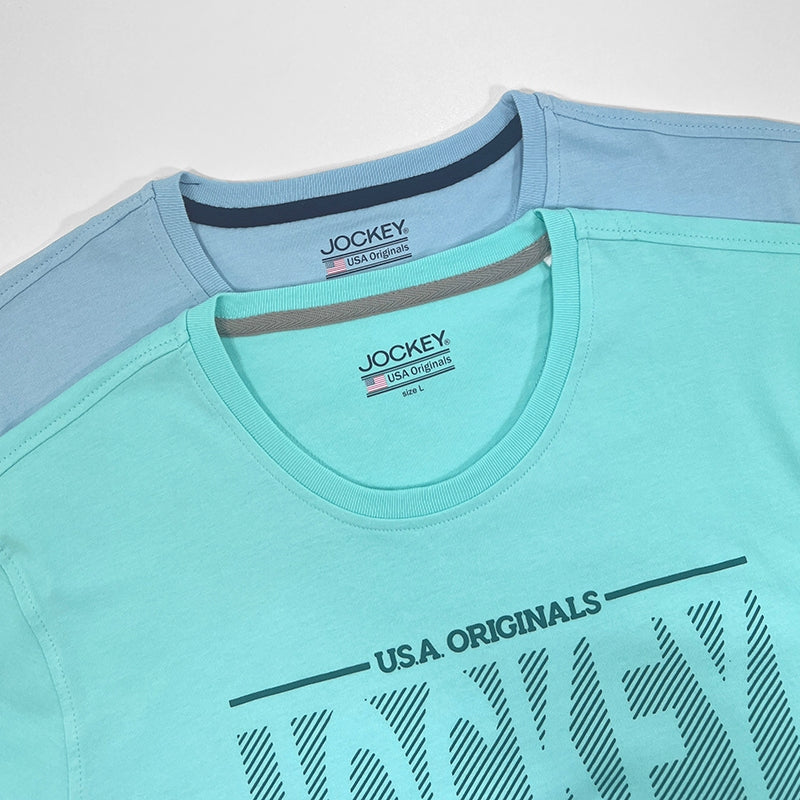 JOCKEY® COTTON SINGLE JERSEY PRINTED TEE | REGULAR FIT | JMT309052
