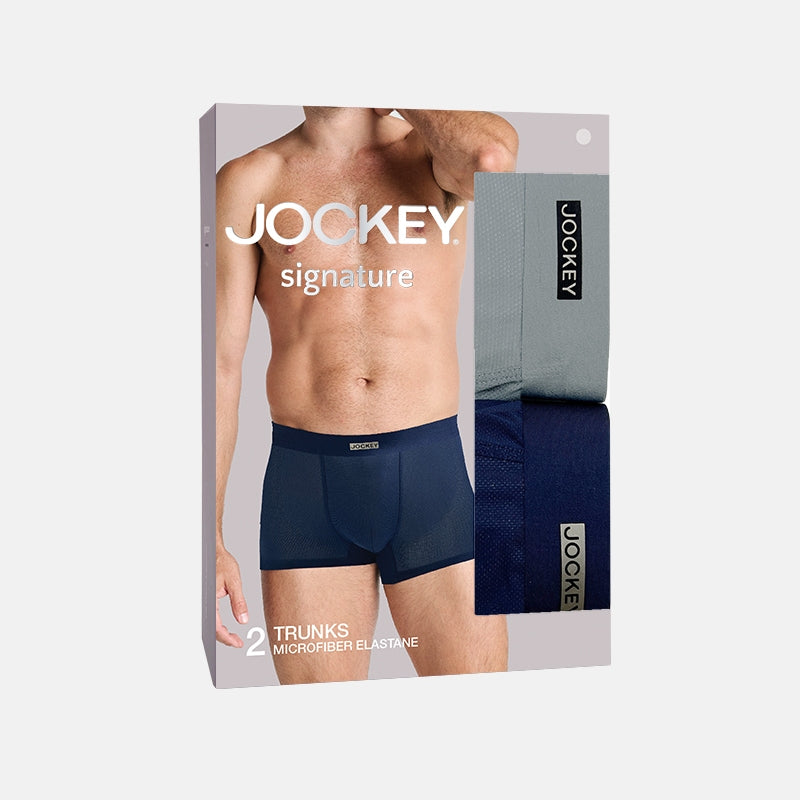 Jockey® 2pcs Men Trunks | Microfiber Elastane | JMX419271
