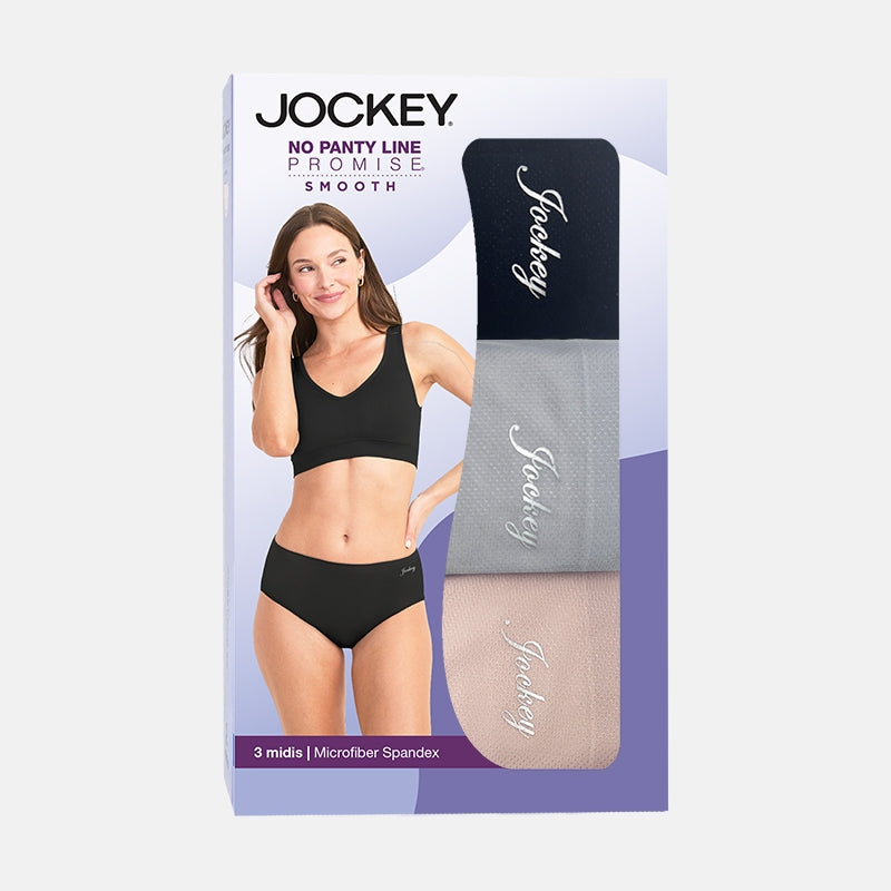 Jockey® No Panty Line Promise® Midi 3-pack | JLU539643