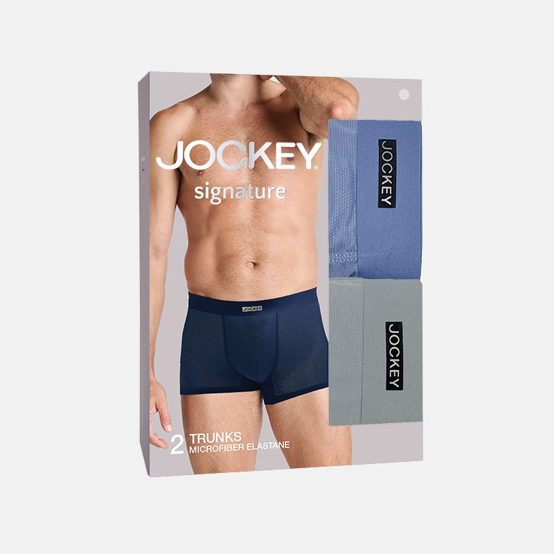 Jockey® 2pcs Men Trunks | Microfiber Elastane | JMX419271
