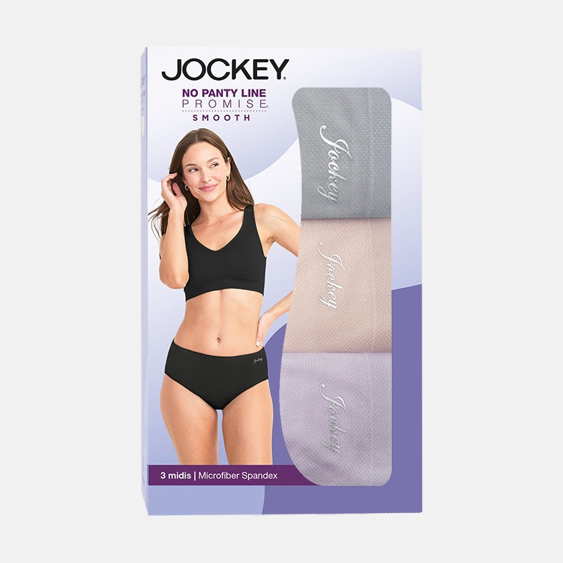Jockey® No Panty Line Promise® Midi 3-pack | JLU539643