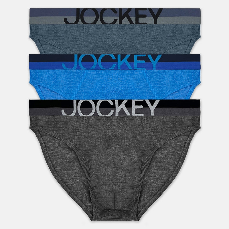 Jockey® Microfiber Elastane Active Mini Briefs 3-Pack | JMB358869