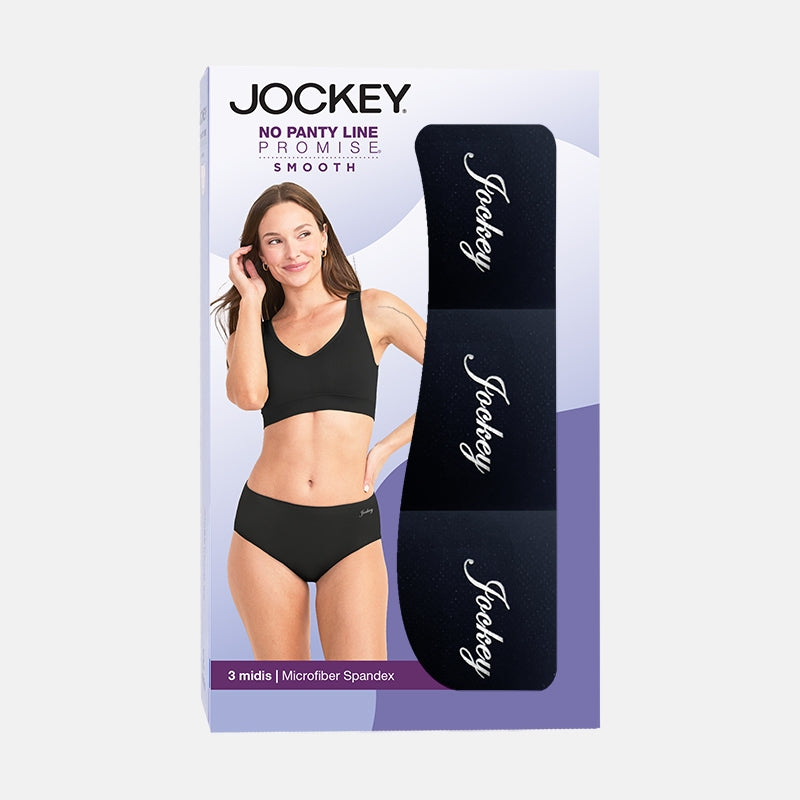 Jockey® No Panty Line Promise® Midi 3-pack | JLU539643