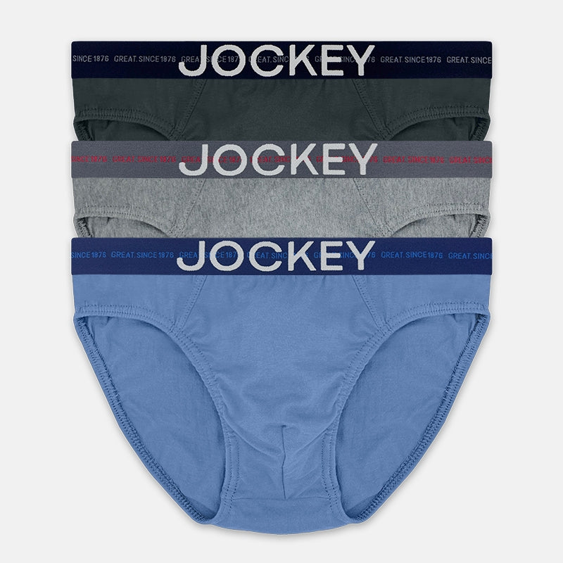 Jockey® Cotton Elastane Hipster Brief 3-Pack | JMB409503