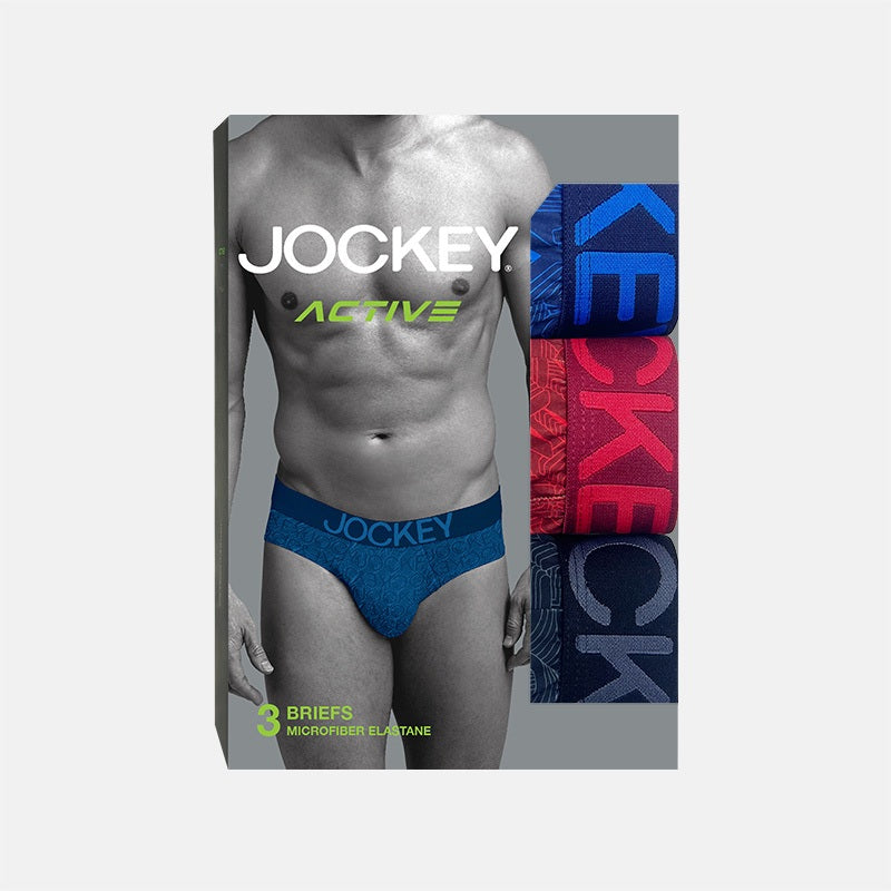 Jockey® 3pcs Men's Briefs Microfiber Elastane | Active | JMB539561
