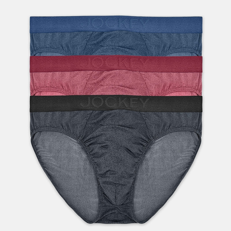 Jockey® 3pcs Men's Briefs Microfiber Elastane | Active | JMB459466