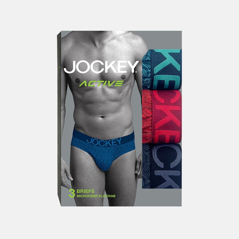 Jockey® 3pcs Men's Briefs Microfiber Elastane | Active | JMB539561
