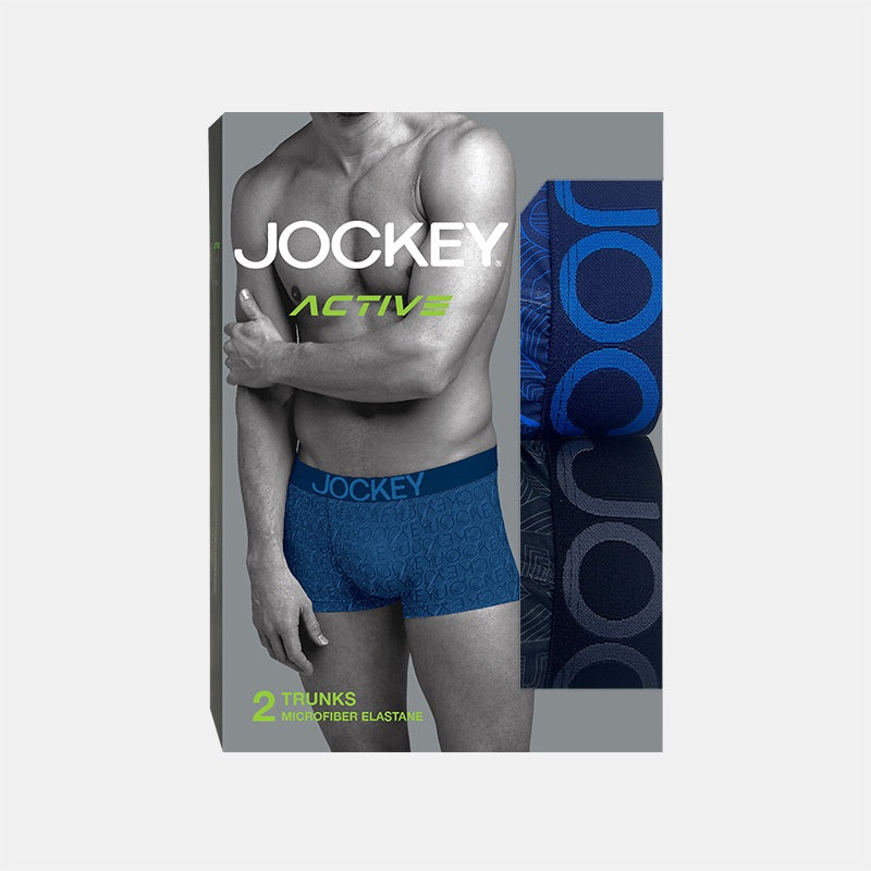 Jockey® Microfiber Elastane Trunks 2-Pack | Active | JMX539562