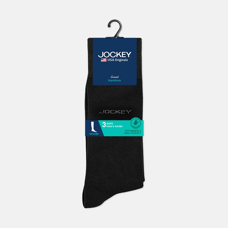 Jockey® Bamboo Men's Full Length Socks 3-Pairs | JMS308682