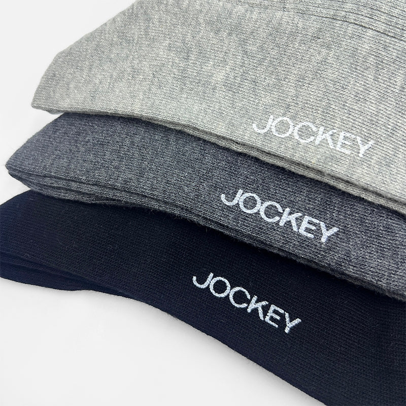 Jockey® Cotton Elastane Full Length Socks 3-Pack | JMS775532