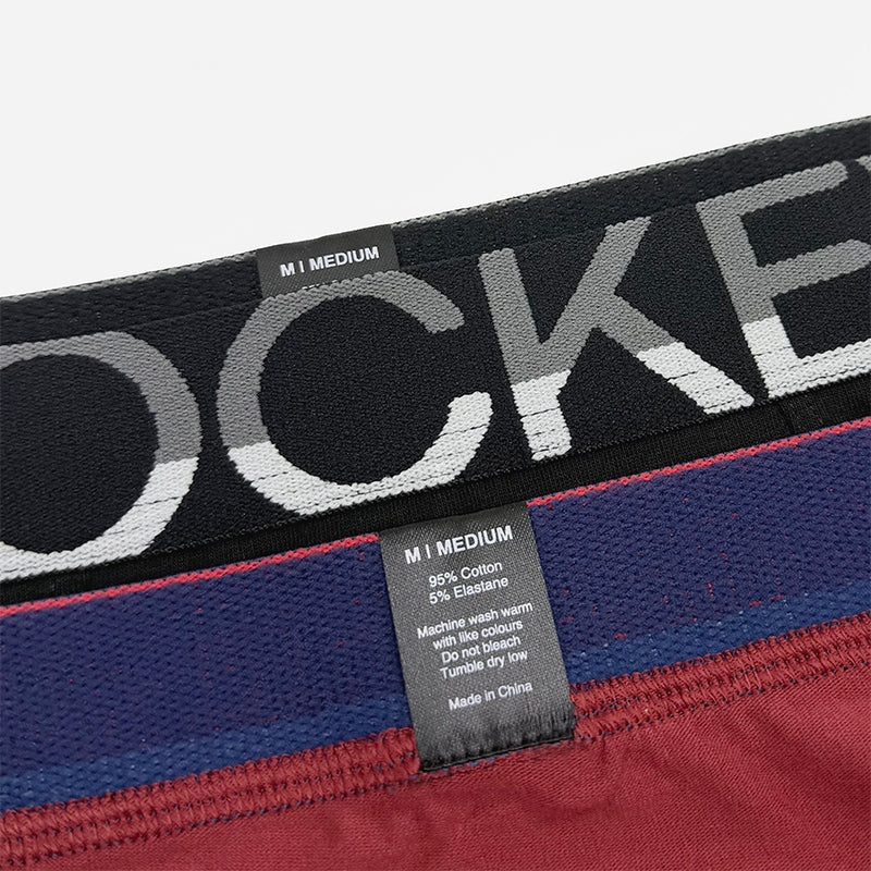 Jockey® Cotton Elastane Waistband Long Trunks 2-Pack | JMX579728
