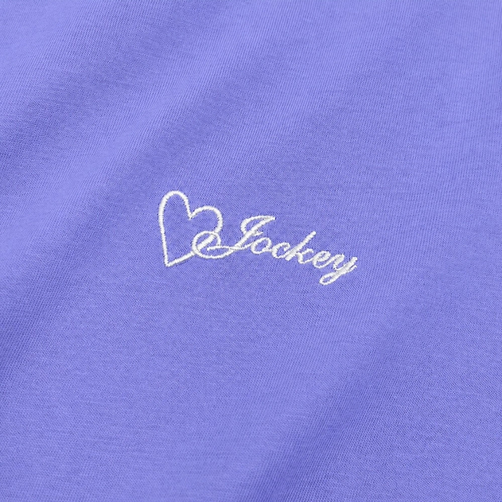 Jockey® Ladies' Round Neck Basic Tee with Embroidery | JLT358945