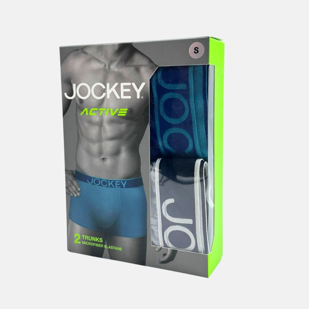 Jockey® 2pcs Men Trunks Microfiber Elastane Waistband Active | JMX519362