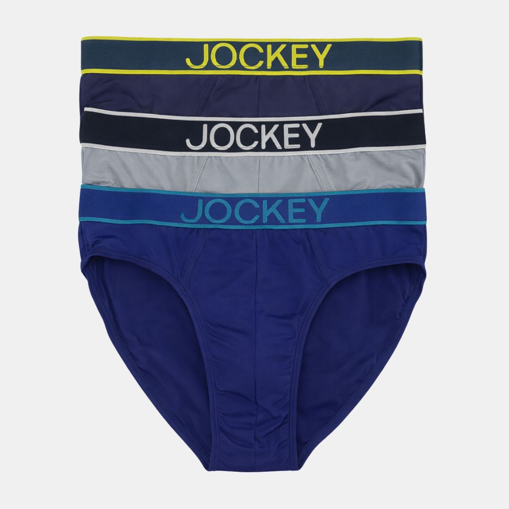 Jockey® 3pcs Men Mini Briefs Microfiber Elastane Waistband Active | JMB519361