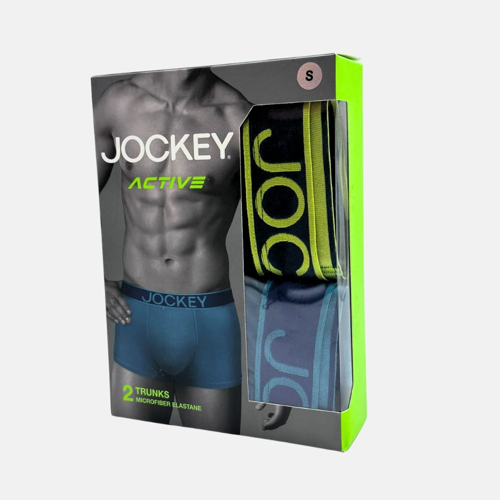 Jockey® 2pcs Men Trunks Microfiber Elastane Waistband Active | JMX519362