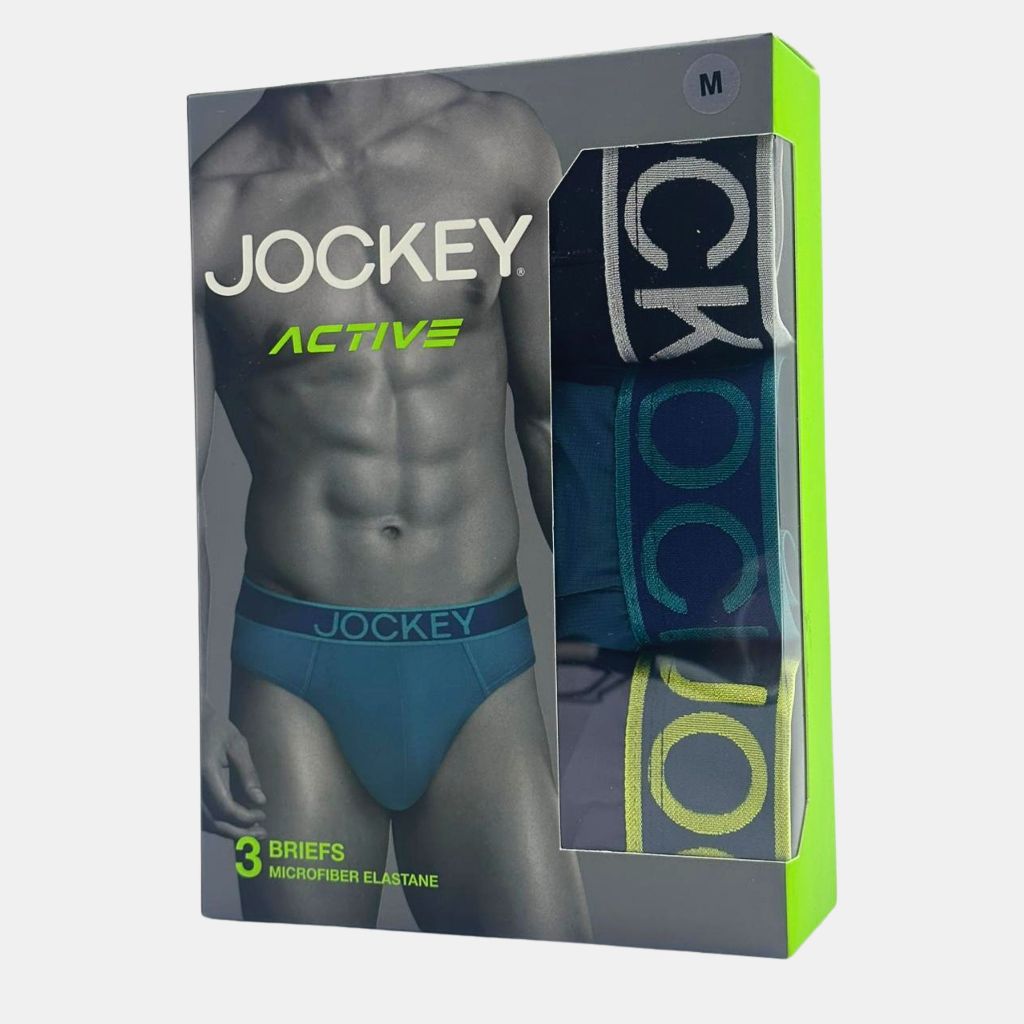 Jockey® 3pcs Men Mini Briefs Microfiber Elastane Waistband Active | JMB519361