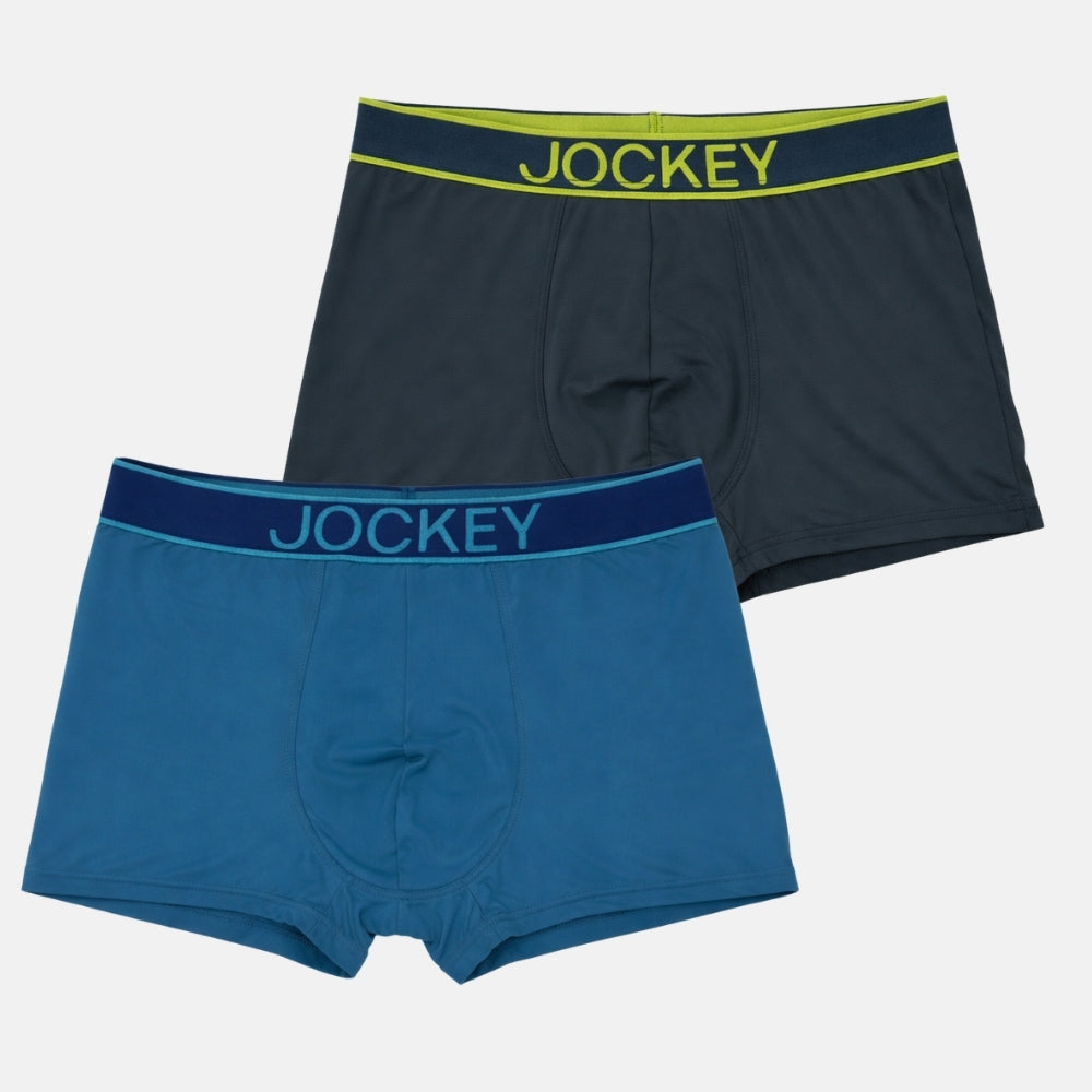 Jockey® 2pcs Men Trunks Microfiber Elastane Waistband Active | JMX519362
