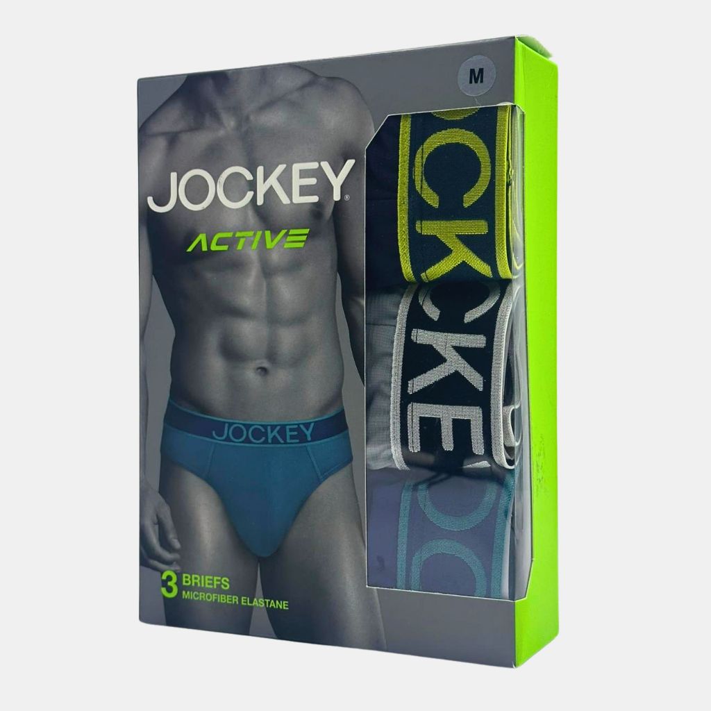 Jockey® 3pcs Men Mini Briefs Microfiber Elastane Waistband Active | JMB519361