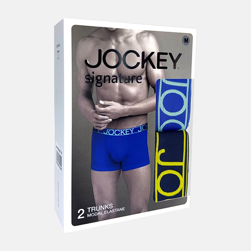 Jockey® Micromodal Elastane Waistband Trunks 2-Pack | JMX579750