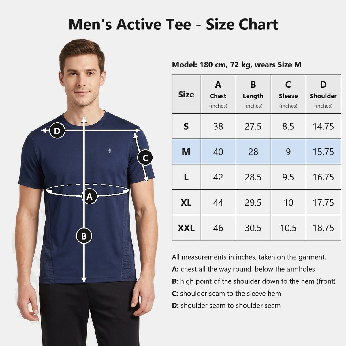 Jockey Men's Round Neck Active Tee with Side Mesh | JMT639914