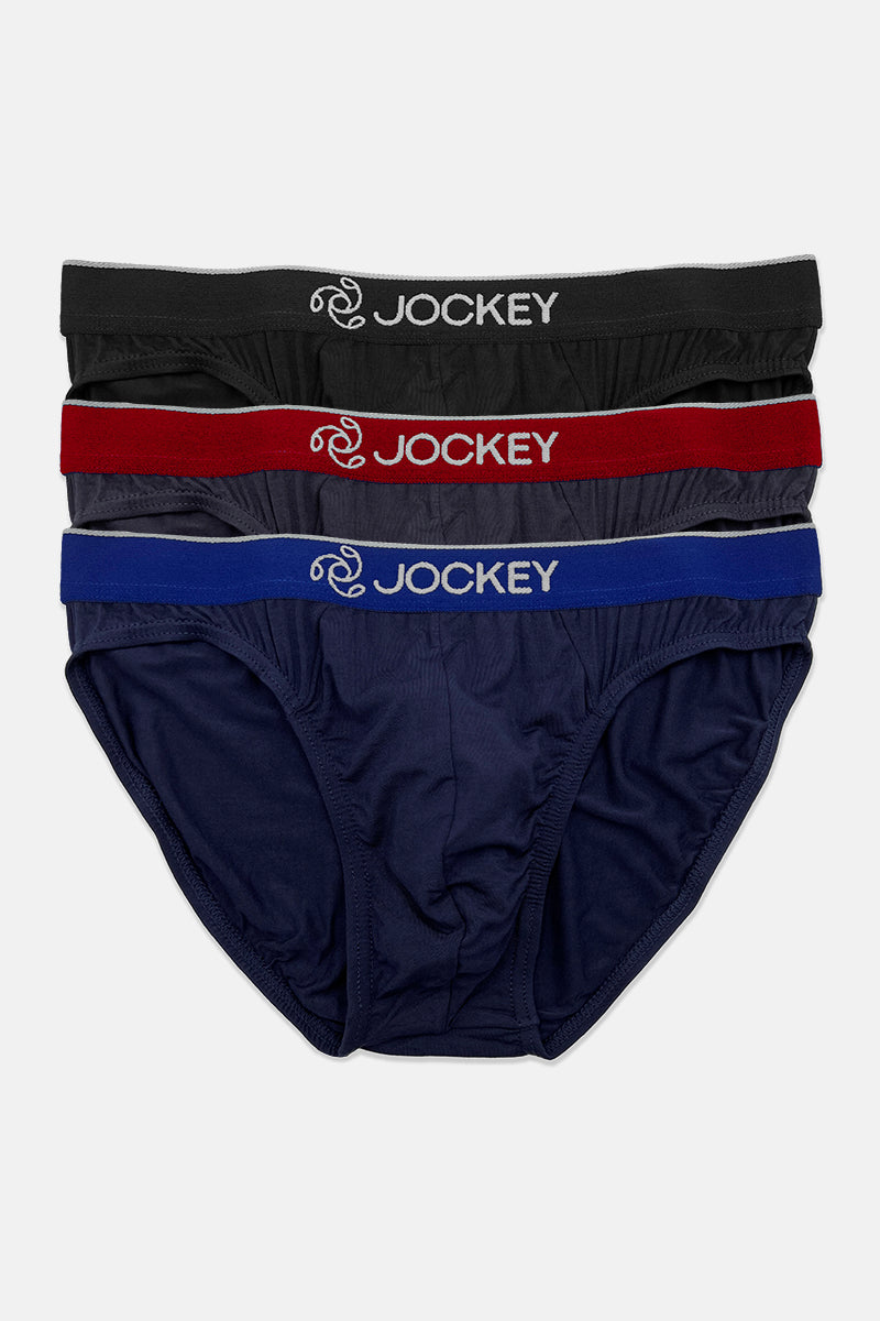Jockey® Bamboo Elastane Hipster Brief 3Pack Basic JMB958475